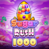 Sugar Rush 1000 cover art - the upgraded multi-variant of the Sugar Rush slot